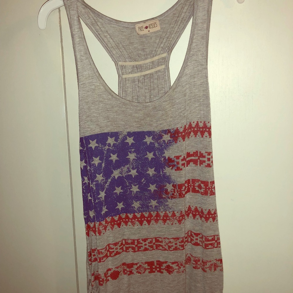 American flag Tank